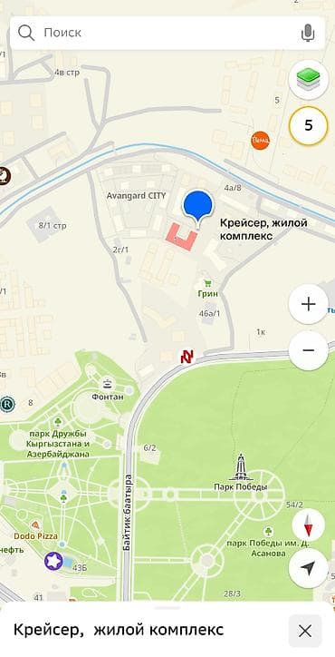 мини квартиры: 2 комнаты, 68 м², Элитка, 6 этаж, Готовая ПСО (под самоотделку) — 4