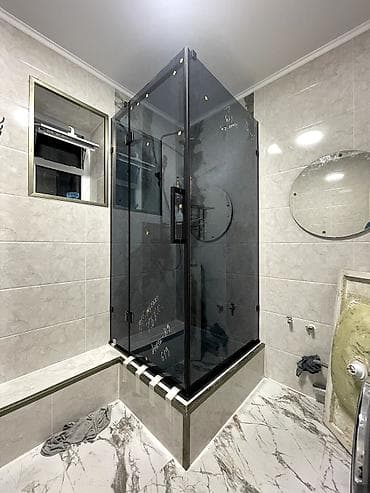 перегородки в душевой: Душевые кабины в Бишкеке душевая перегородка стеклянные — 7