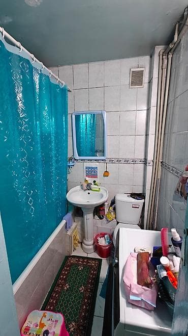 osh flat: 2 комнаты, Юг-2 мкр Студентам, С мебелью полностью — 3