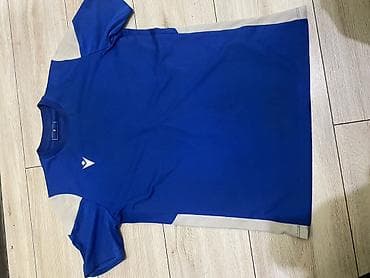 under armaur: Спортивная футболка Macron - Цвет: насыщенно-синий с светло-серыми — 1