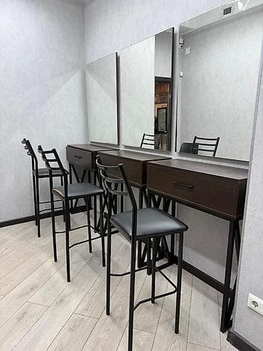 Кресла: Туалетный столик, Б/у, Со шкафом, цвет - Коричневый, Дерево — 4