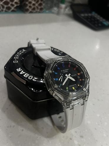 Аксессуарлар: Спорттук сааттар саат, Casio (G-Shock), Таймер жана секунда өлчөгүч, Суу өткөрбөөчү, Унисекс — 3