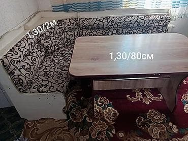 односпальные кровати с ящиками бишкек: Комплект мягкой мебели, Б/у, цвет - Серый — 1