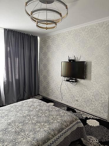 суточная квартира в джале: 1 комната, Душевая кабина, Постельное белье, Кондиционер — 2