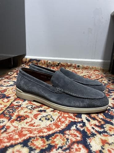 Туфлилер: Эркектердин туфлиси, 42, Loro Piana, Жаңы, түсү - Боз, Акылуу жеткирүү — 2