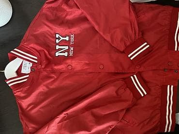 подростковые куртки: Бомбер, Осень-весна, С принтом, M, L — 1