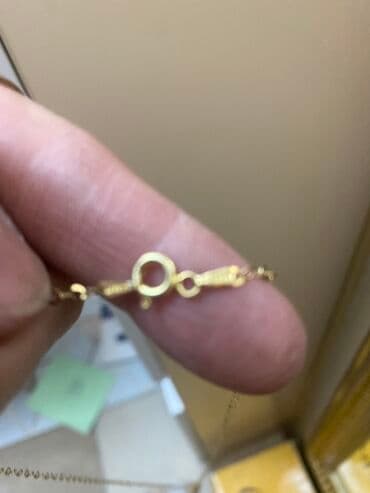 самые шикарные свадебные платья: Позолоченая цепочка длина 70 см немецкого качества серебро 925 пробы — 3