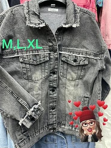 soft shell: Джинсовая куртка, Осень-весна, XS, S, M — 8