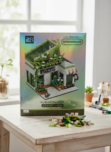 игрушечные домики: Конструктор «GREENHOUSE – Street View» (№88072A) - Тематика — 1