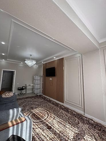 ош квартиры продажа: 2 комнаты, 70 м², Элитка, 4 этаж, Евроремонт — 2