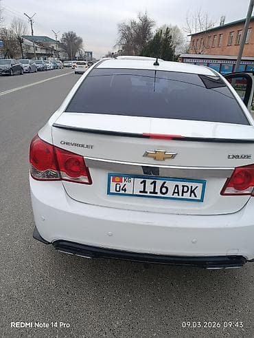zimmer e9 pro: Chevrolet Cruze: 2012 г., 1.6 л, Ручные, Бензин, Седан — 10