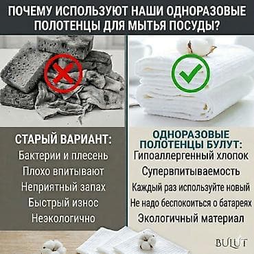 махровые простыни: Хлопковые полотенца BULUT - Формат: 200×200 мм - Вес упаковки: 600 г — 3