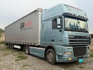 Транспорт: Тягач, DAF, Тентованный — 3