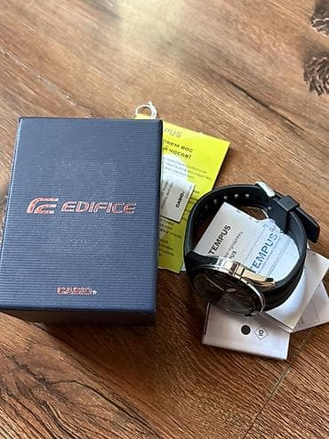 Аксессуарлар: CASIO Edifice кварцевые мужские часы с хронографом - Линейка: Edifice — 1
