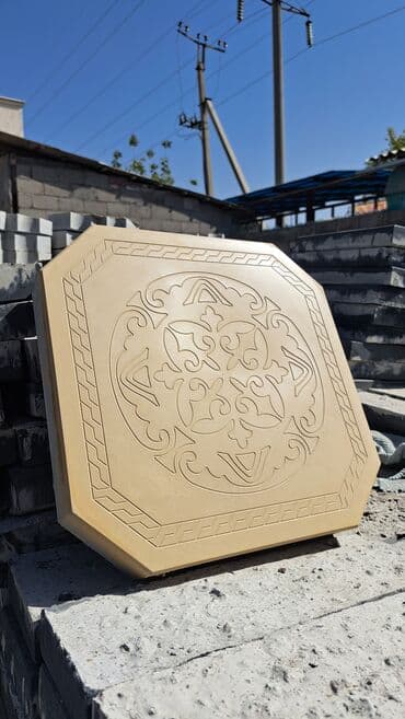 стол для плиты: Тротуарная плитка, Ноги великана, Бетонная, Для лестниц, Новый — 8