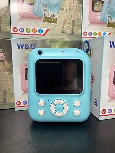 printer kraskasi: 📷 Детский фотоаппарат с моментальной печатью W&O Q1 Доступные — 5