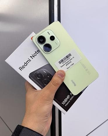 Redmi, Redmi Note 14, Б/у, 256 ГБ, цвет - Зеленый, В рассрочку, 2 SIM