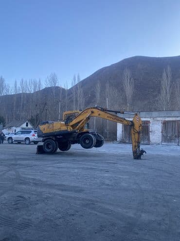 железные диски на авто: Экскаватор, Hyundai, 2003 г., Колесный — 3