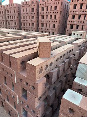 бишкек товары оптом: Пустотелый, дырчатый, Жженый кирпич, Полублок, 250×120×90 — 9