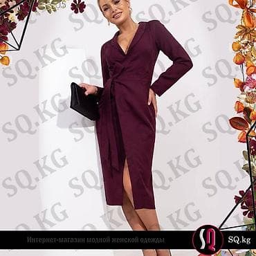 second hand: Повседневное платье, Осень-весна, Короткая модель, Платье-пиджак, M — 2