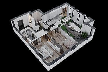 Продажа квартир: 3 комнаты, 91 м², 11 этаж, Готовая ПСО (под самоотделку) — 8