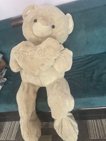 игрушка с пледом внутри: Продаю плюшевого медвежонка Большой, мягкий, очень приятный на ощупь — 3