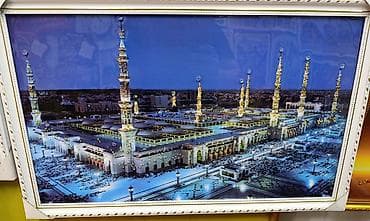 Декор жана интерьер: Настенные панно с исламской каллиграфией в рамах размер 55х90см - — 7