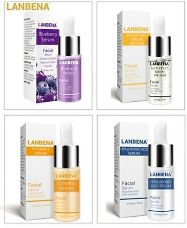 Сыворотки LANBENA. - с гиалуроновой кислотой - с витамином С. - от