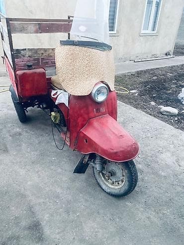 электро скцтер: Грузовой мотороллер-трицикл с бортовой платформой - Тип: трехколесный — 1