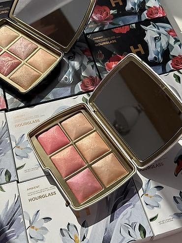шёлковый: Hourglass Ambient Lighting Edit – шестёрка для лица - Формат: палетка — 2