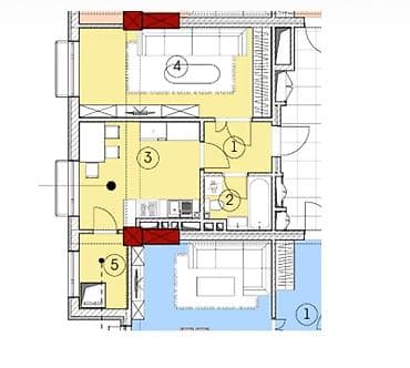 ищу квартиру дом: 1 комната, 42 м², Элитка, 10 этаж, Готовая ПСО (под самоотделку) — 1