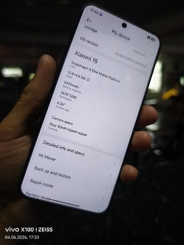 сяоми машина: Xiaomi, 15, Б/у, 256 ГБ, цвет - Серый, 2 SIM — 5