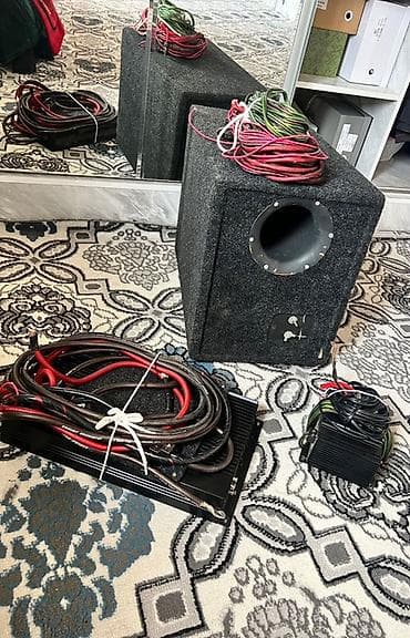 Инструменты для авто: Автомобильный сабвуферный комплект Состав: - Сабвуфер в корпусе с — 3