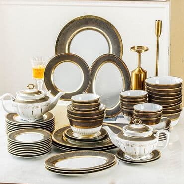 Соберите всех за одним столом! Элегантный набор посуды на 12 персон —