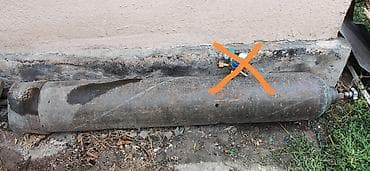 Промышленный газовый баллон, Наполнение: Пустой, Применение: Сварка и резка, Б/у