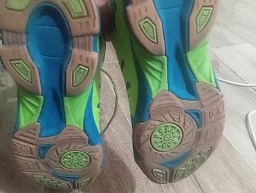 волейболные крассовки: Мужские кроссовки, 43, Mizuno, Б/у, цвет - Зеленый — 2