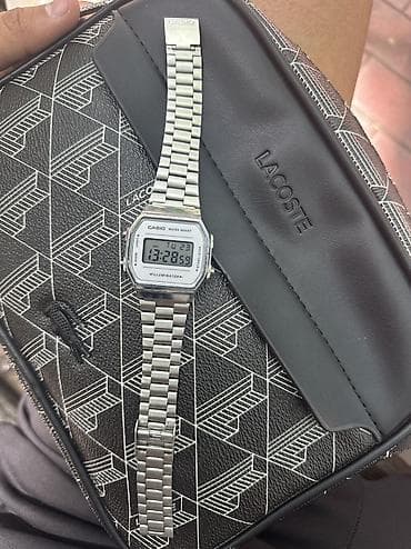 Аксессуарлар: Классикалык сааттар саат, Casio, Суу өткөрбөөчү, Унисекс — 2
