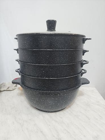 instant pot: Пароварка-кускусница Uakeen (Germany), 4х ярусная пользовались мало — 1