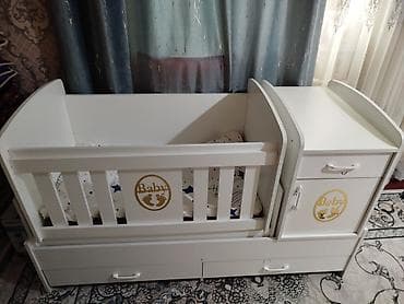 коврик пазл с ворсом бишкек: Детская кровать трансформер, Другой тип, цвет - Белый — 1