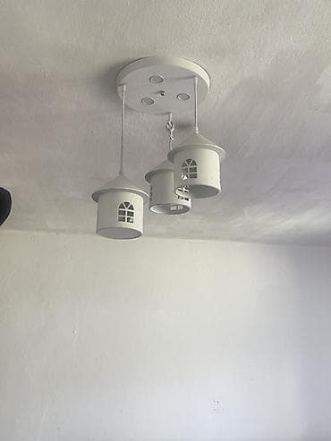 Люстралар: Потолочный светильник с подвесами и LED‑подсветкой - Тип: современная — 2