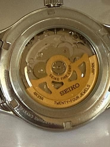 Жеке буюмдар: Классикалык сааттар саат, Seiko, Аллой, Жапония, Асыл нуска, Эркектердики, Колдонулган — 3