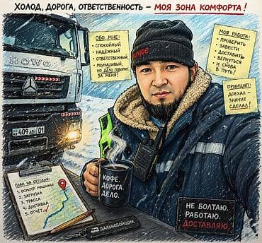 ысык куле: Услуга: профессиональная грузоперевозка на магистральном сомасвал HOWO — 1