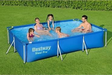 Спорт жана хобби: Каркасный бассейн Bestway Steel Pro - Размеры: 259 × 170 × 61 см - — 3