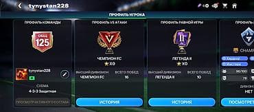 Спорт жана хобби: Игровой аккаунт FIFA Mobile. Основные характеристики: - Общий рейтинг — 3