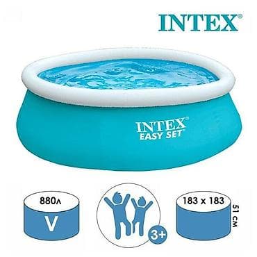 басейн для детей: Надувной бассейн Intex Easy Set 183 × 51 см - Объем: 880 л - Круглый — 2