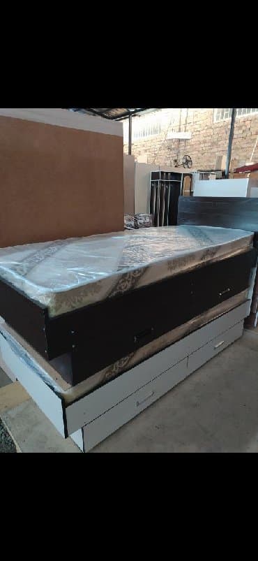 кровать с ящиками односпальная: Кровать односпальня с ящиками НОВЫЕ!! С матрасом Российский ламинат В — 3