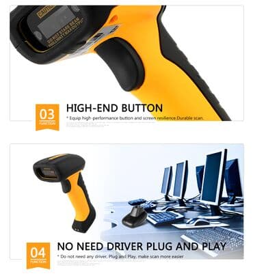 документ сканеры для проекторов презентеры: NT-1209 1D ручной лазерный сканер Арт -сканер штрих-кодов — 3