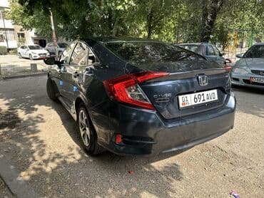 расрочка машын: Honda Civic: 2017 г., 2 л, Вариатор, Бензин, Седан — 5