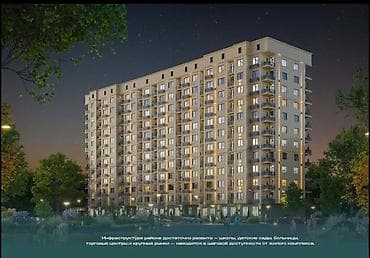 Квартиры: 2 комнаты, 70 м², Элитка, 10 этаж, ПСО (под самоотделку) — 4