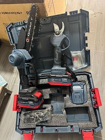 Комплект садового электроинструмента Excalibur в кейсе Состав набора — 5